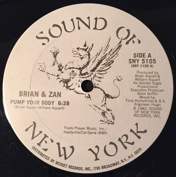 Brian & Zan - Pump  Your Body | Sound Of New York (SNY 5105)