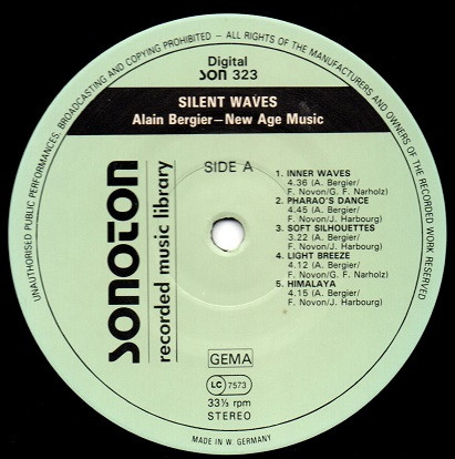 Alain Bergier - Silent Waves - New Age Music | Sonoton (SON 323) - 3 Alain Bergier - Silent Waves - New Age Music | Sonoton (SON 323) - 3