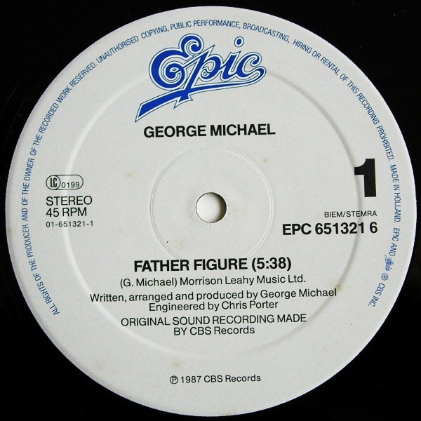 George Michael - Father Figure | Epic (EPC 651321 6) - 2