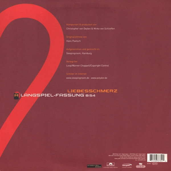Schiller - Liebesschmerz | What's Up ?! (563 735-1) - 2