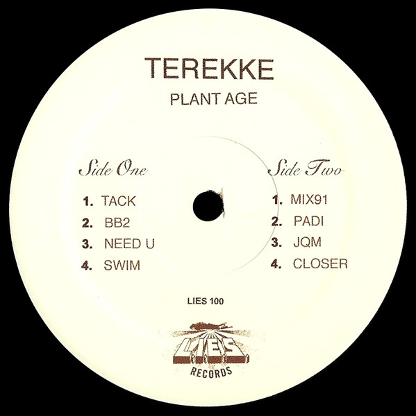 Terekke - Plant Age | L.I.E.S. Records (LIES 100) - 2