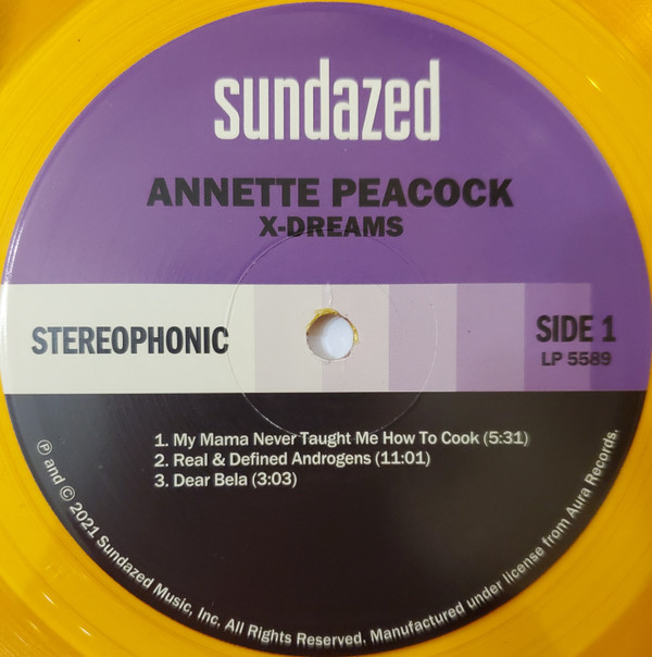 Annette Peacock - X-Dreams | Sundazed Music (LP 5589) - 3