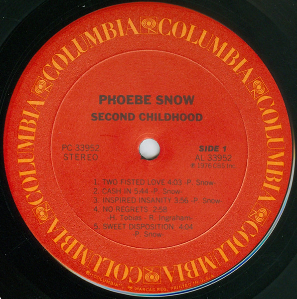 Phoebe Snow - Second Childhood | Columbia (PC 33952) - 3 Phoebe Snow - Second Childhood | Columbia (PC 33952) - 3