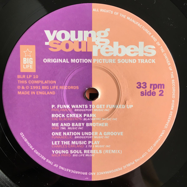 Various - Young Soul Rebels | Big Life (BLR LP10) - 4 Various - Young Soul Rebels | Big Life (BLR LP10) - 4
