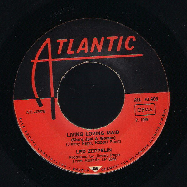 Led Zeppelin - Whole Lotta Love | Atlantic (Atl. 70.409) - 4