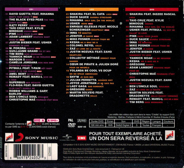 Various - NRJ Music Awards 2011 | Sony Music (88697824032) - 2 Various - NRJ Music Awards 2011 | Sony Music (88697824032) - 2