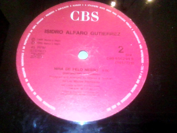 Isidro Alfaro Gutierrez - Niña De Pelo Negro | CBS (656294 6) - 4