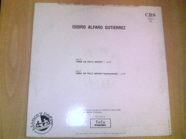 Isidro Alfaro Gutierrez - Niña De Pelo Negro | CBS (656294 6) - 2