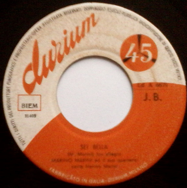 Marino Marini Ed Il Suo Quartetto - Marina / Sei Bella | Durium (Ld A 6679 J.B.) - 2