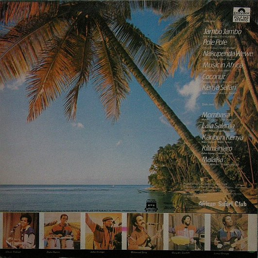 Safari Sound Band - The Best Of African Songs | Polydor (POLP-543) - 2 Safari Sound Band - The Best Of African Songs | Polydor (POLP-543) - 2