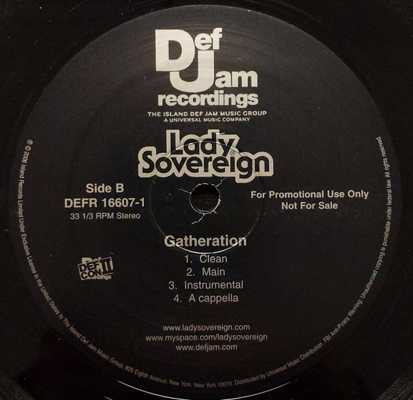 Lady Sovereign - Love Me Or Hate Me (F**k U!!!!) | Def Jam Recordings (DEFR 16607-1) - 4 Lady Sovereign - Love Me Or Hate Me (F**k U!!!!) | Def Jam Recordings (DEFR 16607-1) - 4