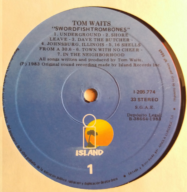 Tom Waits - Swordfishtrombones | Island Records (I-205.774) - 3 Tom Waits - Swordfishtrombones | Island Records (I-205.774) - 3