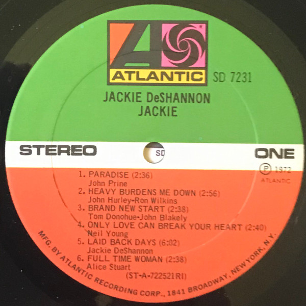 Jackie DeShannon - Jackie | Atlantic (SD 7231) - 3 Jackie DeShannon - Jackie | Atlantic (SD 7231) - 3