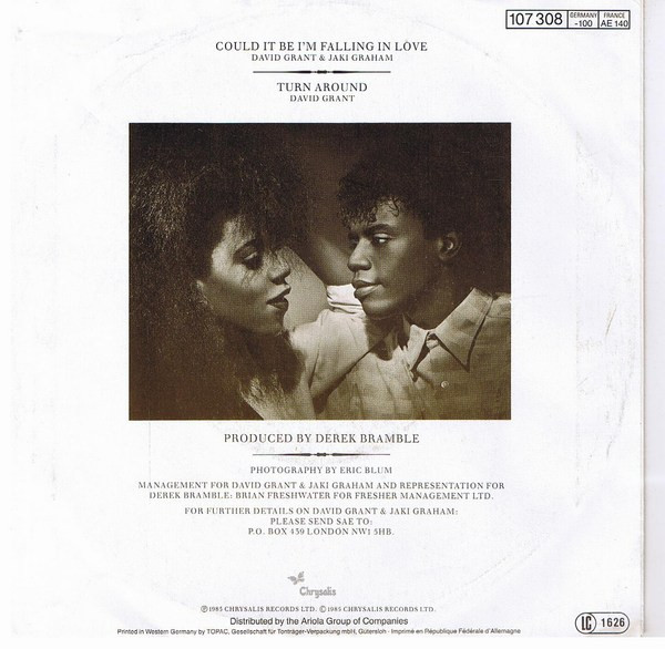 David Grant & Jaki Graham - Could It Be I'm Falling In Love | Chrysalis (107 308) - 3 David Grant & Jaki Graham - Could It Be I'm Falling In Love | Chrysalis (107 308) - 3