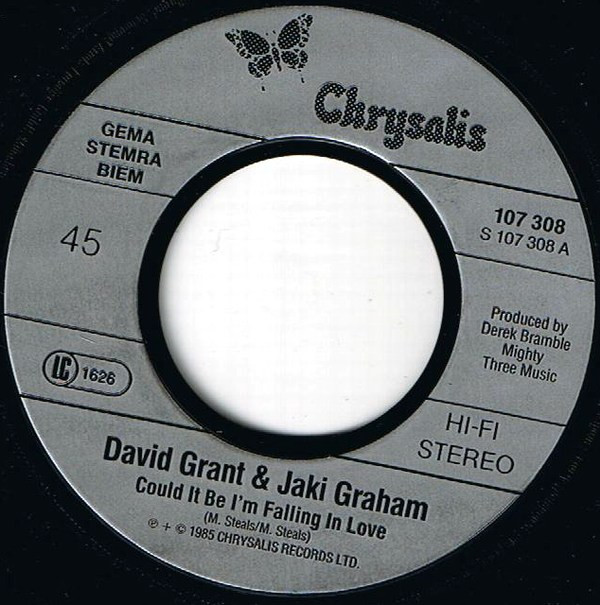 David Grant & Jaki Graham - Could It Be I'm Falling In Love | Chrysalis (107 308) - 2 David Grant & Jaki Graham - Could It Be I'm Falling In Love | Chrysalis (107 308) - 2