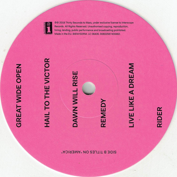 30 Seconds To Mars - America | Interscope Records (00602567400882) - 4 30 Seconds To Mars - America | Interscope Records (00602567400882) - 4