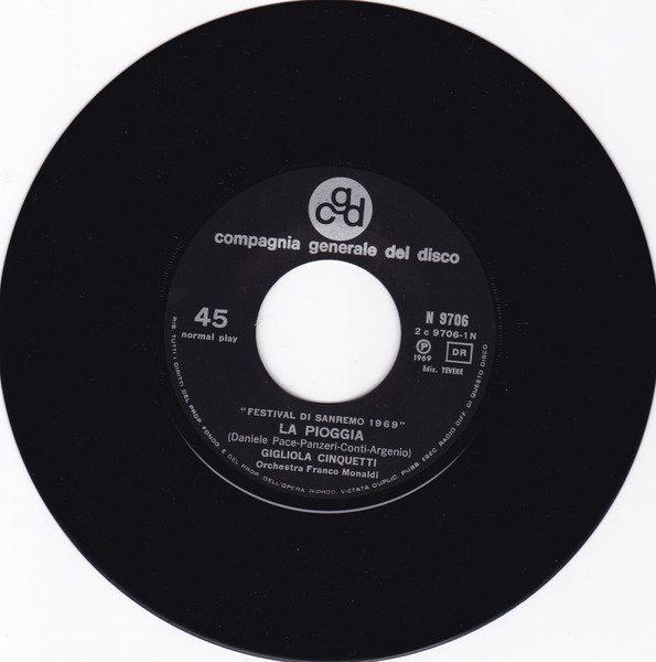 Gigliola Cinquetti - La Pioggia | CGD (N 9706) - 3