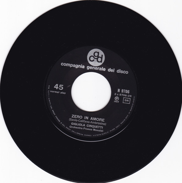 Gigliola Cinquetti - La Pioggia | CGD (N 9706) - 4