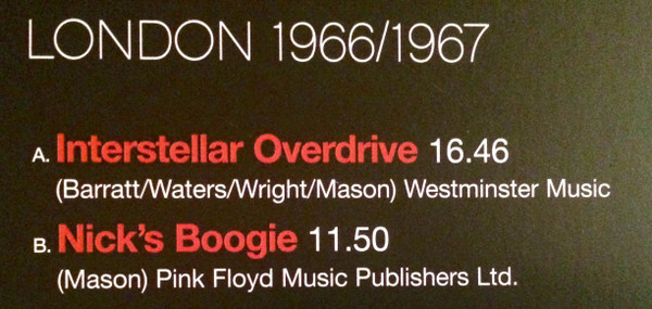 Pink Floyd - London 1966/1967 | Kscope (KSCOPE928) - 3