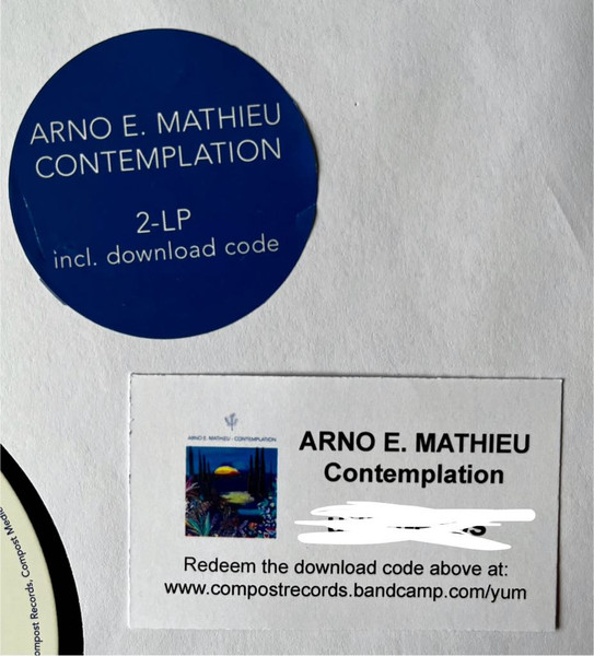 Arno E. Mathieu - Contemplation | Compost Records (CPT 588-1) - 3 Arno E. Mathieu - Contemplation | Compost Records (CPT 588-1) - 3
