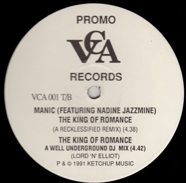 Manic - The King Of Romance | VCA Records (VCA 001 T/B, KING 1) - 2 Manic - The King Of Romance | VCA Records (VCA 001 T/B, KING 1) - 2