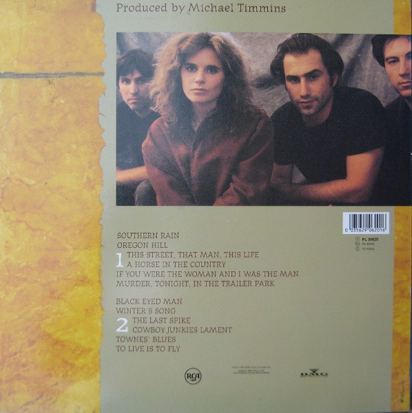 Cowboy Junkies - Black Eyed Man | RCA (PL 90620)