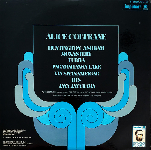 Alice Coltrane - Huntington Ashram Monastery | Impulse! (AS-9185) - 4 Alice Coltrane - Huntington Ashram Monastery | Impulse! (AS-9185) - 4