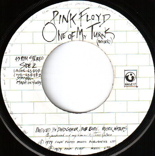 Pink Floyd - Another Brick In The Wall (Part II) | Harvest (1A 006-63494) - 4