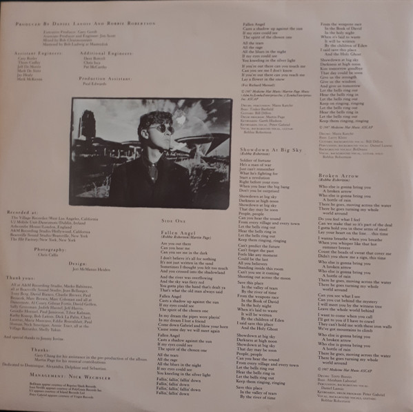 Robbie Robertson - Robbie Robertson | Geffen Records (92 4160-1) - 4