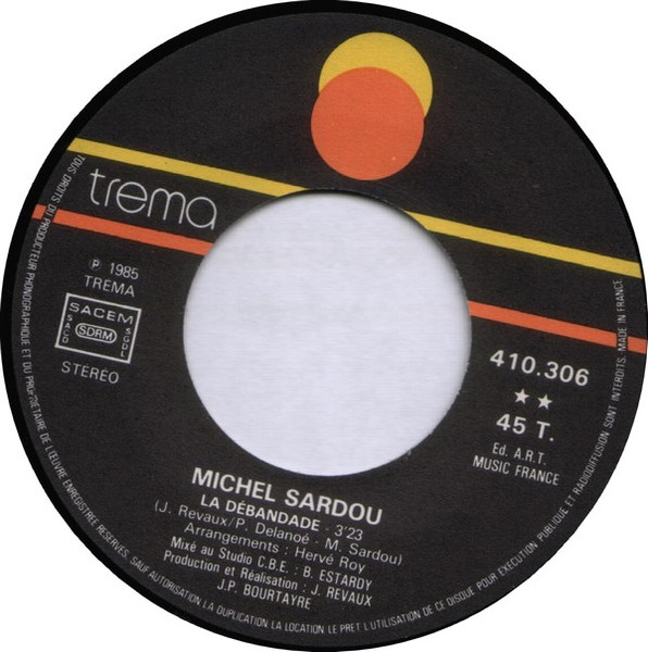 Michel Sardou - Io Domenico / La Débandade | Trema (410 306) - 4