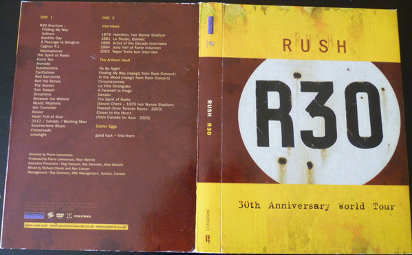 Rush - R30 - 30th Anniversary World Tour | Sanctuary Visual Entertainment (SVEDF0217) - 4 Rush - R30 - 30th Anniversary World Tour | Sanctuary Visual Entertainment (SVEDF0217) - 4