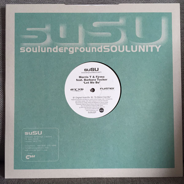 Morris T & Fjrmo Feat. Barbara Tucker - Let Me Be | suSU (SUSU22P) - 4