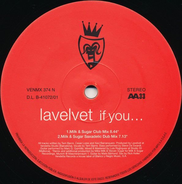 Lavelvet - If You... | Vendetta Records (VENMX 374) - 2
