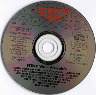 Steve Vai - Flex-Able | Armando Curcio Editore (HM-02) - 3 Steve Vai - Flex-Able | Armando Curcio Editore (HM-02) - 3
