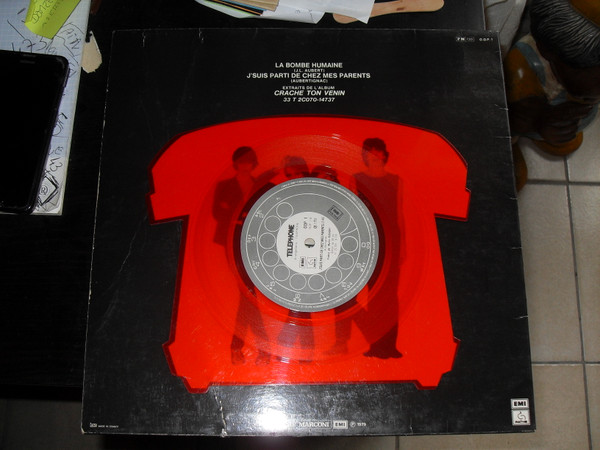 Téléphone - La Bombe Humaine/J'Suis Parti De Chez Mes Parents | EMI (O.Q.P.1) - 4 Téléphone - La Bombe Humaine/J'Suis Parti De Chez Mes Parents | EMI (O.Q.P.1) - 4