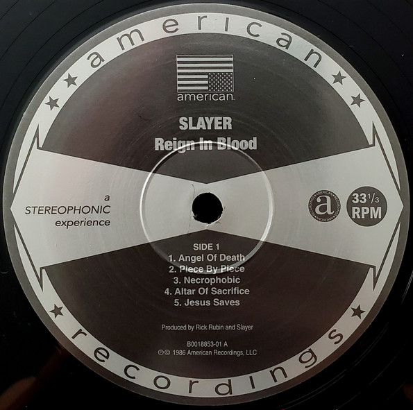 Slayer - Reign In Blood | American Recordings (B0018853-01) - 3 Slayer - Reign In Blood | American Recordings (B0018853-01) - 3