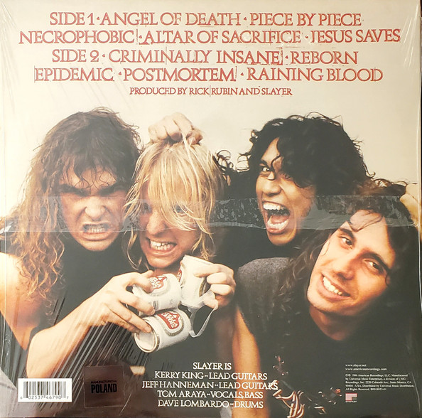 Slayer - Reign In Blood | American Recordings (B0018853-01) - 2 Slayer - Reign In Blood | American Recordings (B0018853-01) - 2