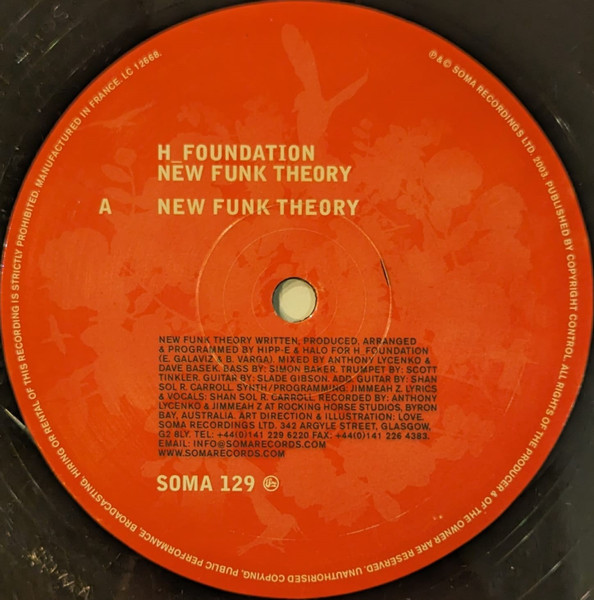 H-Foundation - New Funk Theory | Soma Quality Recordings (SOMA 129) - 2