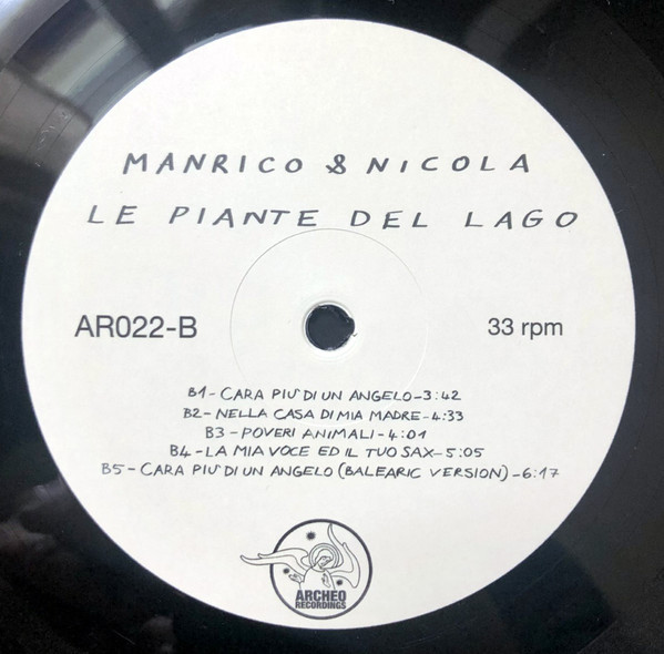Manrico & Nicola - Le Piante Del Lago | Archeo Recordings (AR022) - 2 Manrico & Nicola - Le Piante Del Lago | Archeo Recordings (AR022) - 2