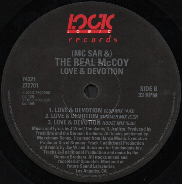 Real McCoy - Love & Devotion | Logic Records (74321 27270-1) - 2 Real McCoy - Love & Devotion | Logic Records (74321 27270-1) - 2