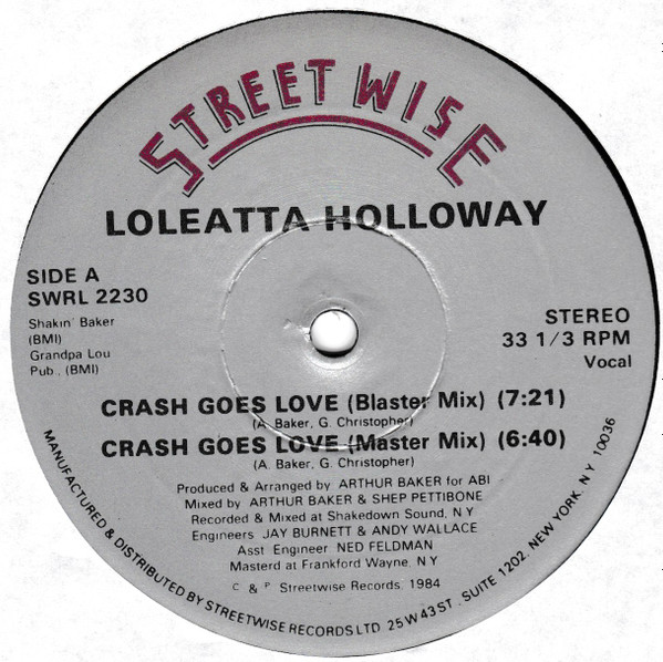 Loleatta Holloway - Crash Goes Love | Streetwise (SWRL 2230) - 3 Loleatta Holloway - Crash Goes Love | Streetwise (SWRL 2230) - 3