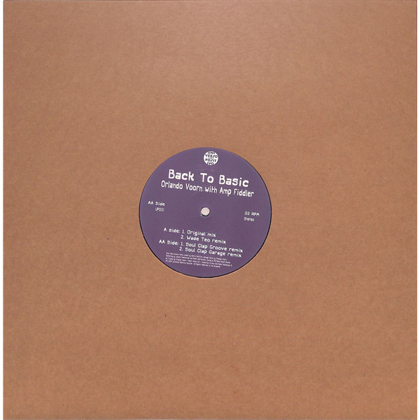 Orlando Voorn With Amp Fiddler - Back To Basic | Universo Positivo Records (UP001) - 2