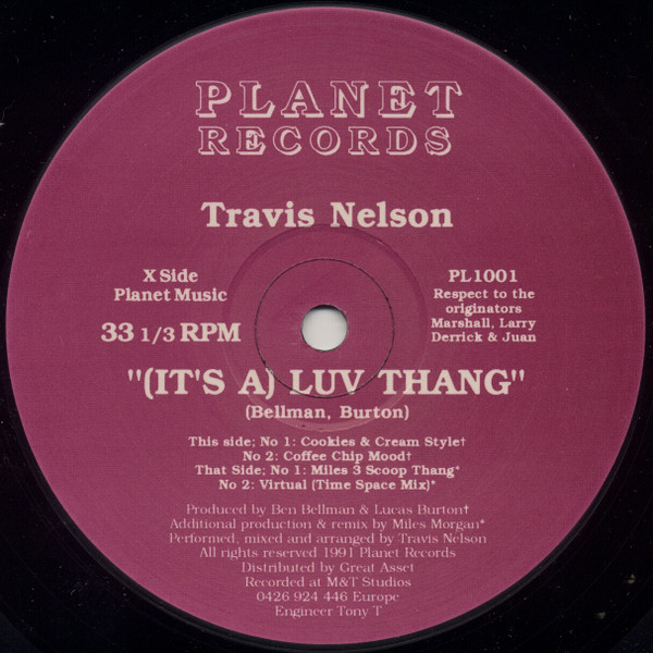 Travis Nelson - (It's A) Luv Thang | Planet Records (PL 1001) - 3