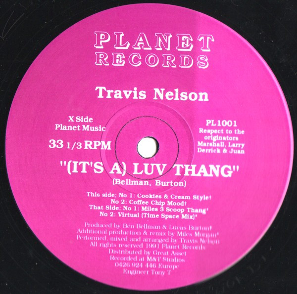 Travis Nelson - (It's A) Luv Thang | Planet Records (PL 1001) - main