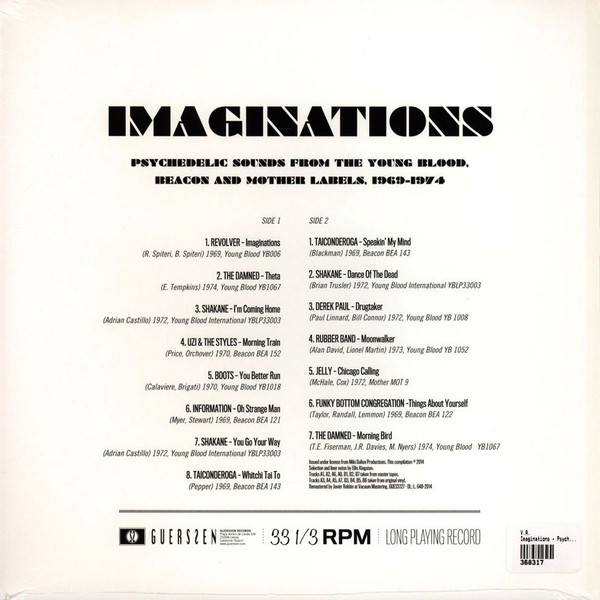 Various - Imaginations · Psychedelic Sounds From The Young Blood, Beacon And Mother Labels, 1969-1974 | Guerssen (GUESS127) - 2 Various - Imaginations · Psychedelic Sounds From The Young Blood, Beacon And Mother Labels, 1969-1974 | Guerssen (GUESS127) - 2