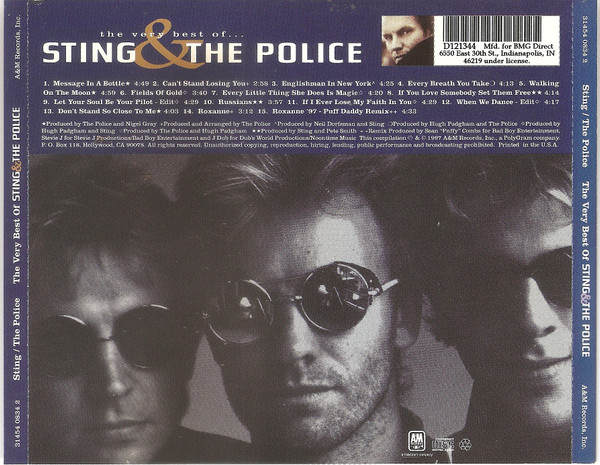 Sting & The Police - The Very Best Of... Sting & The Police | A&M Records (31454 0834 2) - 2