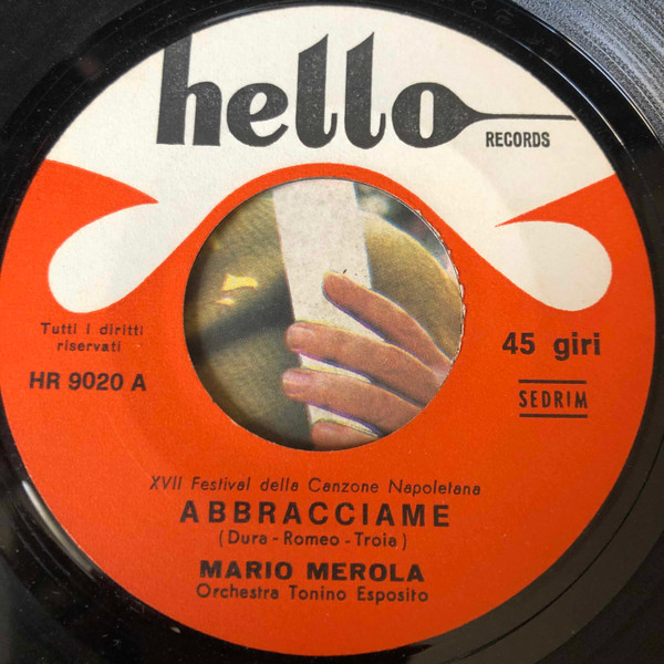Mario Merola - Abbracciame | Hello Records (HR 9020) - 4