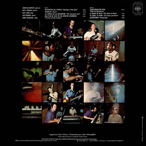 Mahavishnu Orchestra With John McLaughlin - The Inner Mounting Flame | CBS (S 64717) - 2