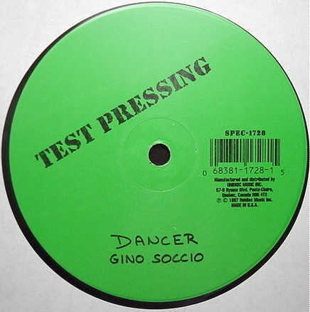 Gino Soccio / Frankie Smith - Dancer (Bootleg Mix) / Double Dutch Bus (Bootleg Mix) | Unidisc (SPEC-1728) - main