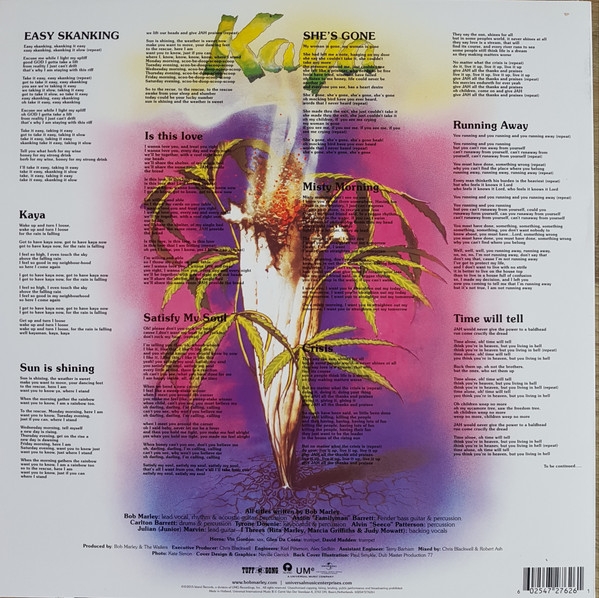 Bob Marley & The Wailers - Kaya | Tuff Gong (602547276261)